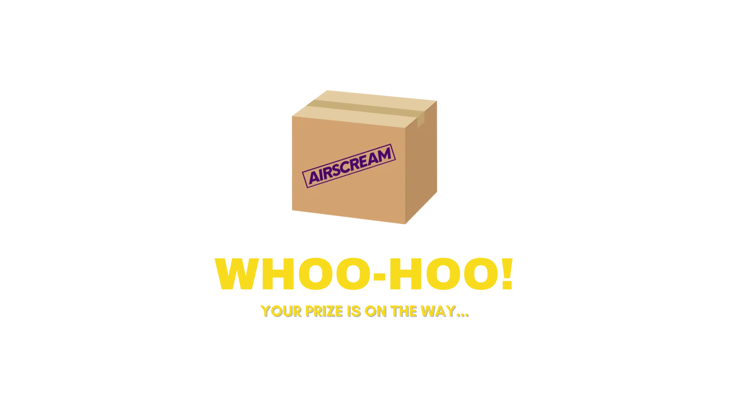 AIRSCREAM package on the way
