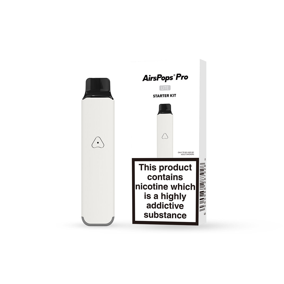 AirsPops Pro LITE product and packaging